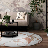 Mozart Woollen And Viscose Round  Rug