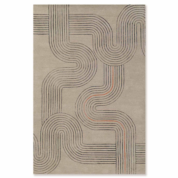 Dendera Hand Tufted Woollen And Viscose Rug