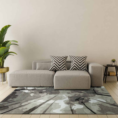 Amidst The Mist Hand Tufted Woollen Rug By Shripal Munshi