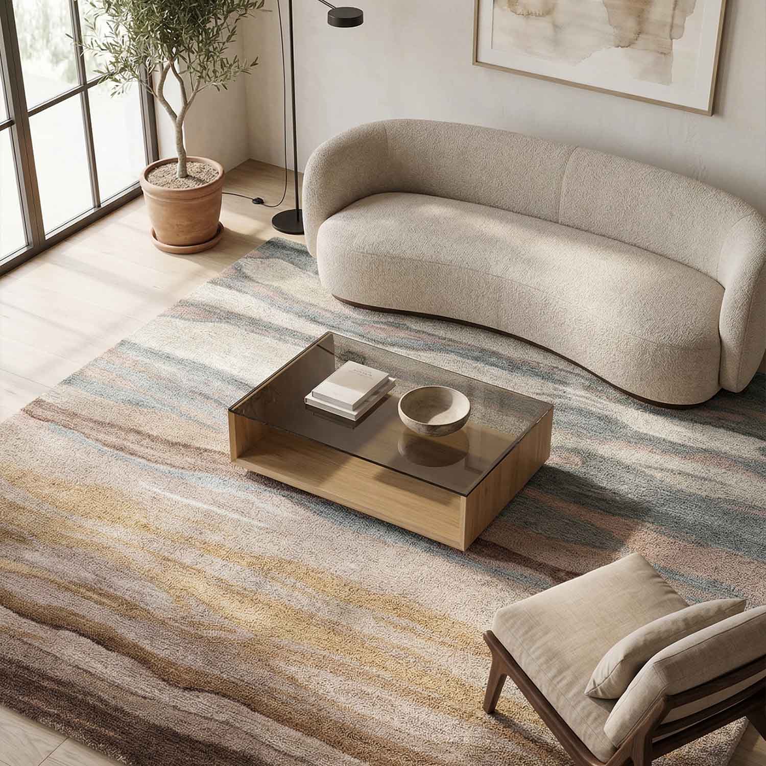 Effie Hand Tufted Woollen Rug