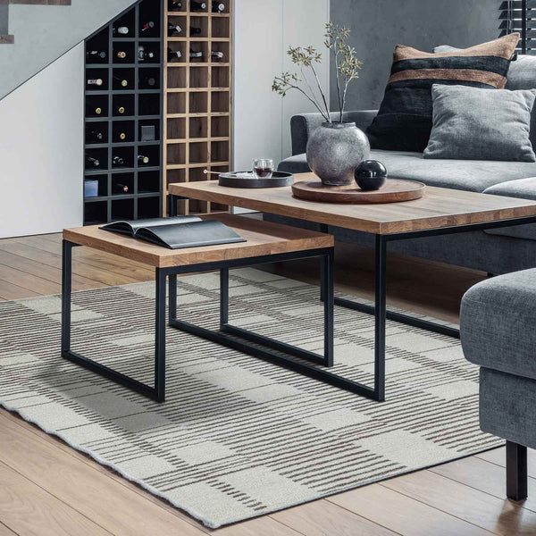 Kay Hand Tufted Woollen And Viscose Rug