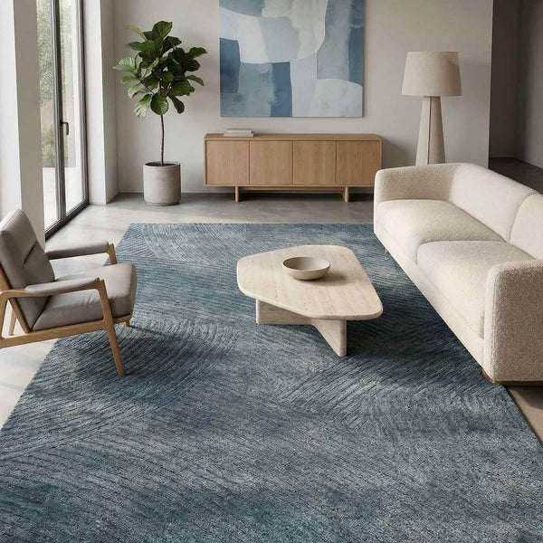 Aharon Hand Tufted Woollen And Viscose Rug