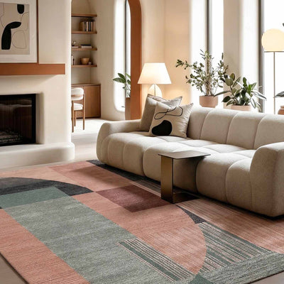 Apohis Hand Tufted Woollen And Viscose Rug