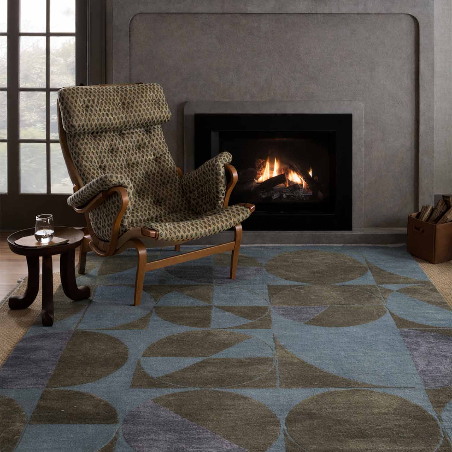 Cepos Hand Tufted Woollen And Viscose Rug