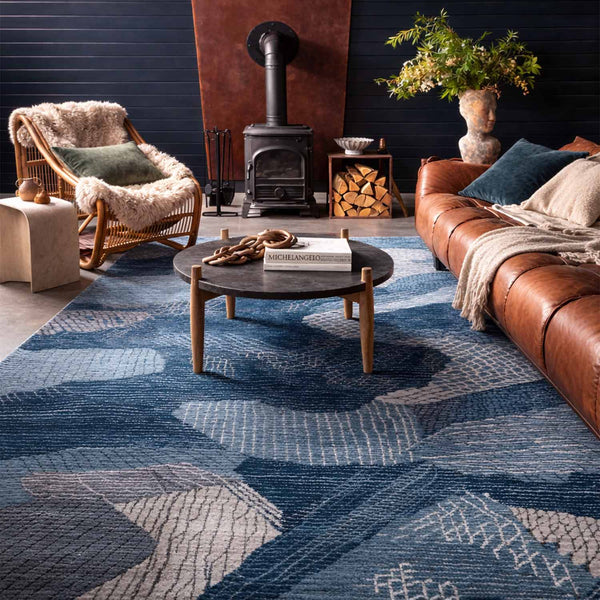 Hibbah Hand Tufted Woollen And Viscose Rug