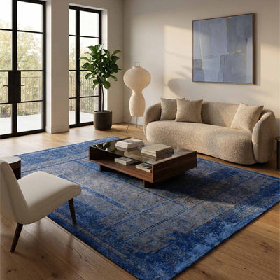 Syahi Hand Tufted Woollen And Viscose Rug By Tarun Tahiliani