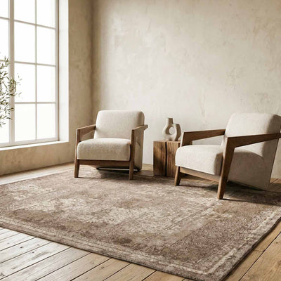 Tara Hand Tufted Woollen and Viscose Rug  By Tarun Tahiliani