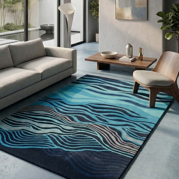 Choral Hand Tufted Woollen Rug
