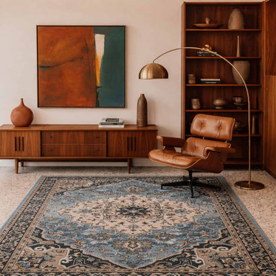 Heriz Ruga Hand Tufted Woollen Rug