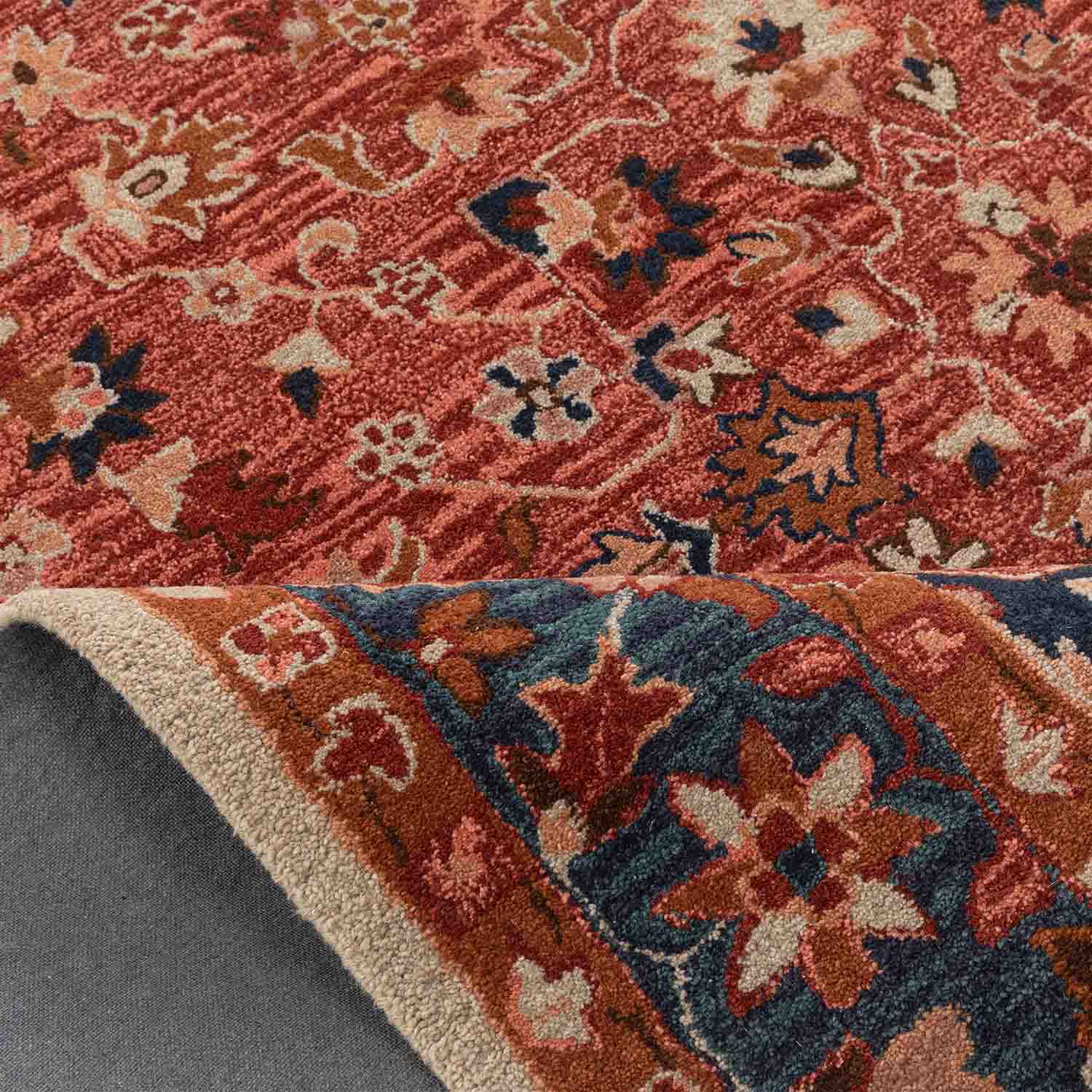 Kashan Hand Tufted Wool Rug Hand Tufted Woollen Rug