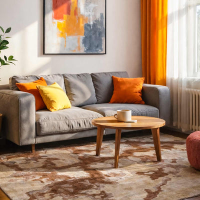 Highland Hand Tufted woollen And  Viscose Rug