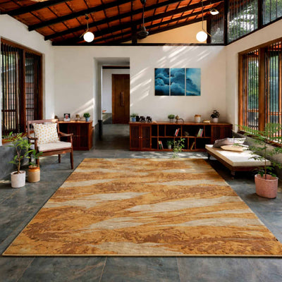 Harvest Hand Tufted Woollen And Viscose Rug