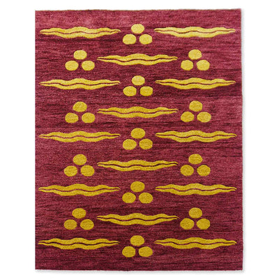 Chintamani reprise Hand Tufted Woolen Rug By Eeshaan Kashyap