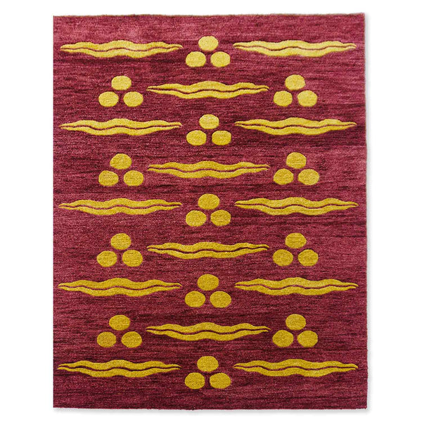 Chintamani reprise Hand Tufted Woolen Rug By Eeshaan Kashyap