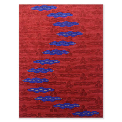 Stair-wave Hand Tufted Woolen Rug By Eeshaan Kashyap
