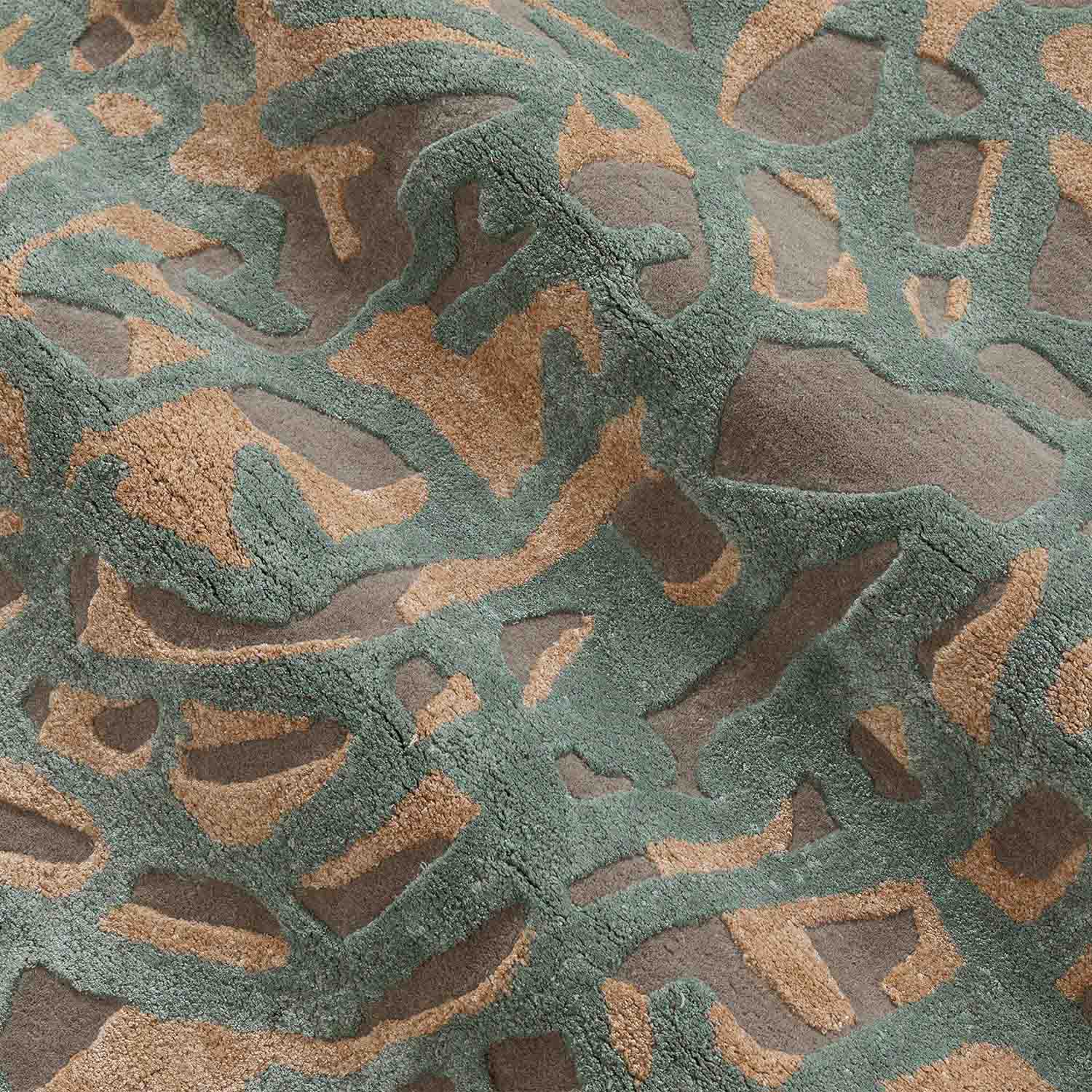 Monsoon Hand Tufted Wool and Viscose Rug