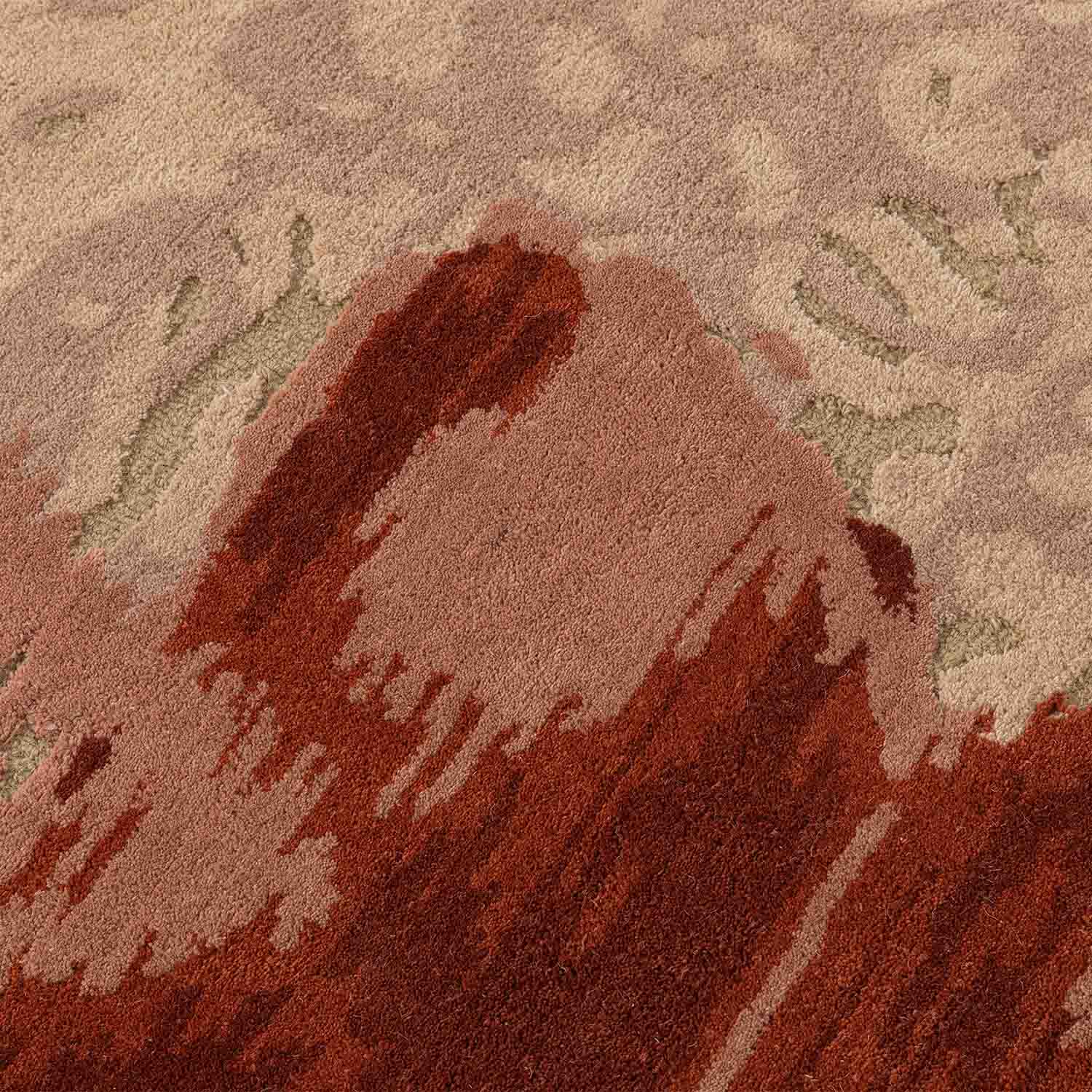 Sedimental Hand Tufted Wool And Viscose Rug