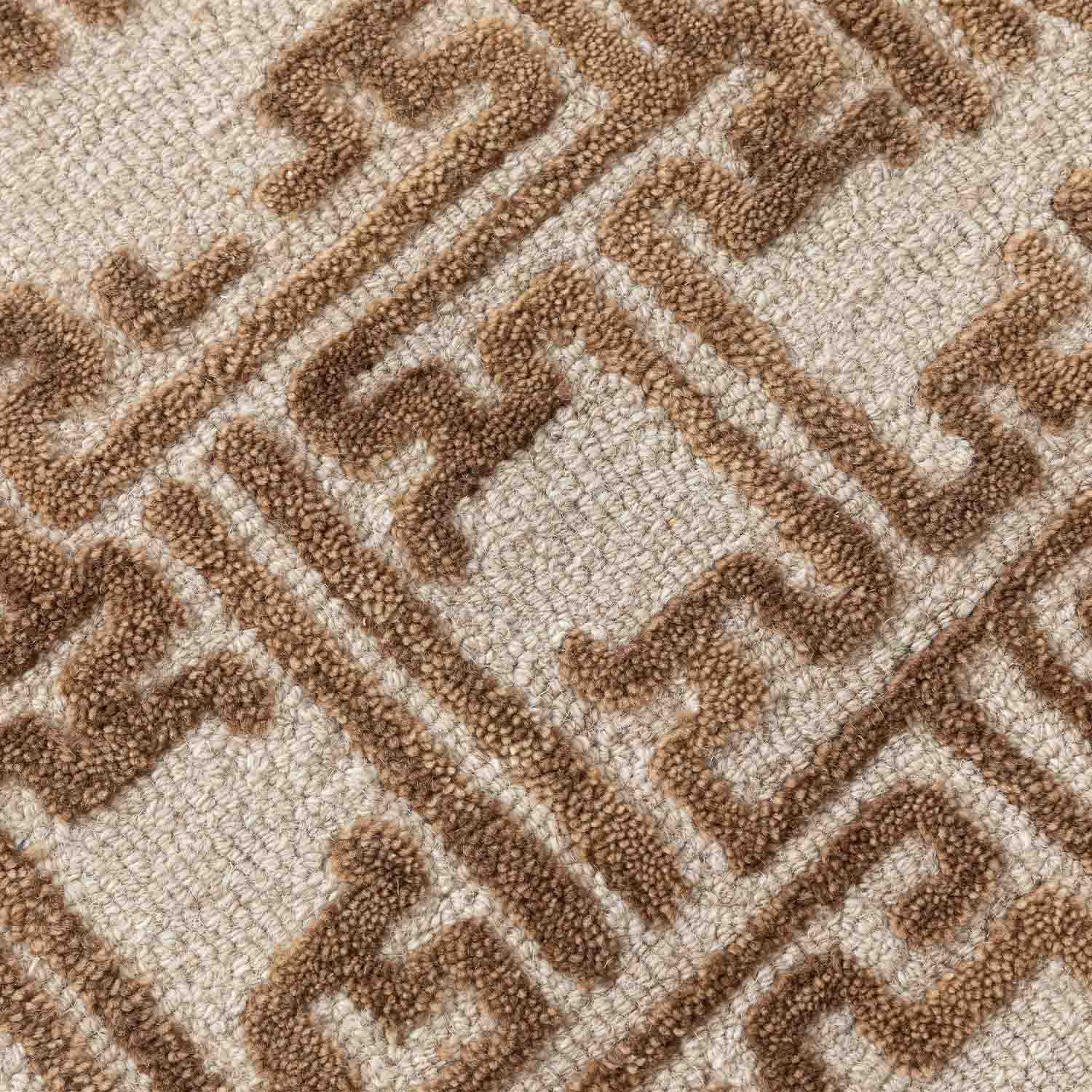 Latticed Hand Tufted Wool Rug Hand Tufted Woollen Rug