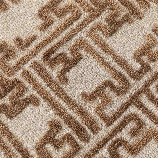 Latticed  Hand Tufted Woollen Rug