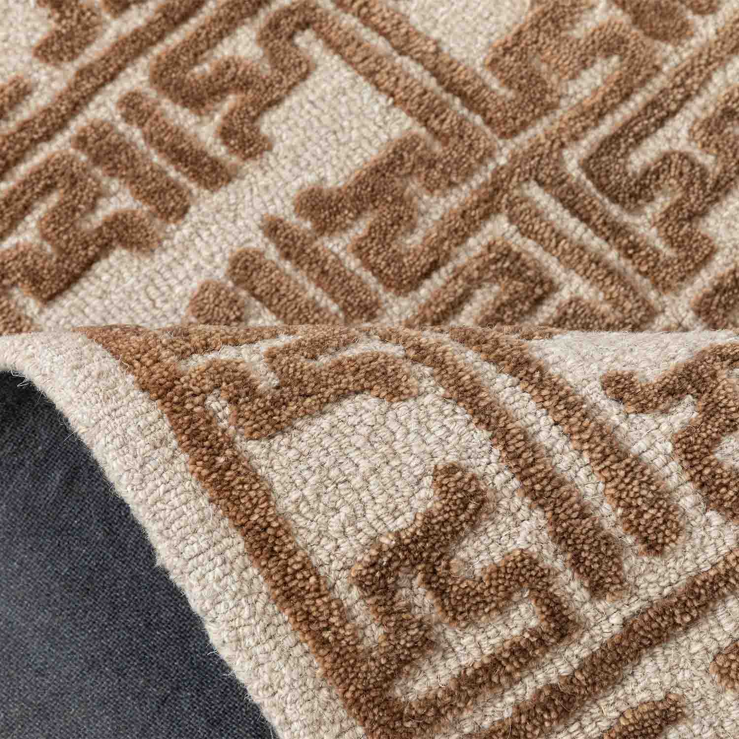 Latticed Hand Tufted Wool Rug Hand Tufted Woollen Rug