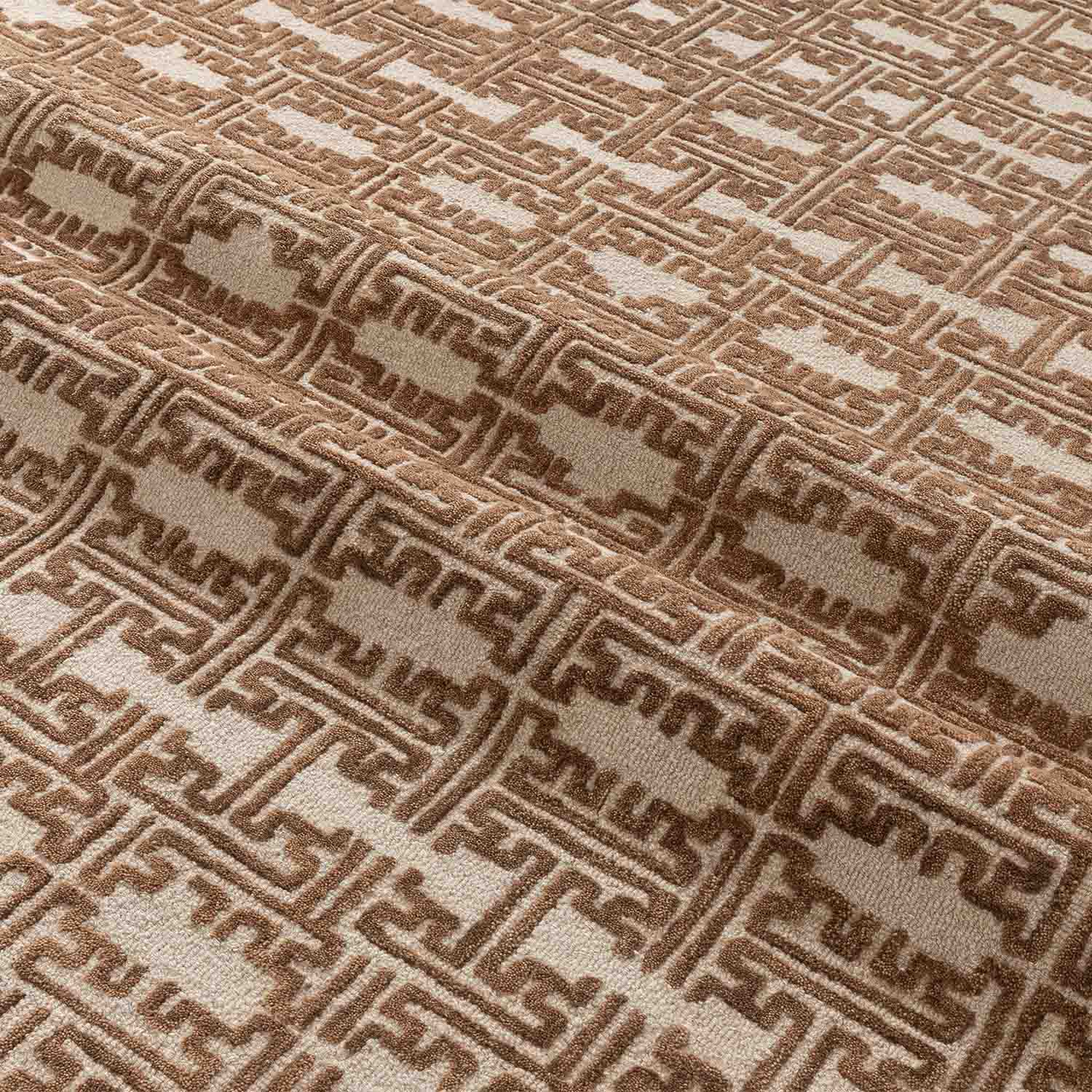 Latticed Hand Tufted Wool Rug Hand Tufted Woollen Rug