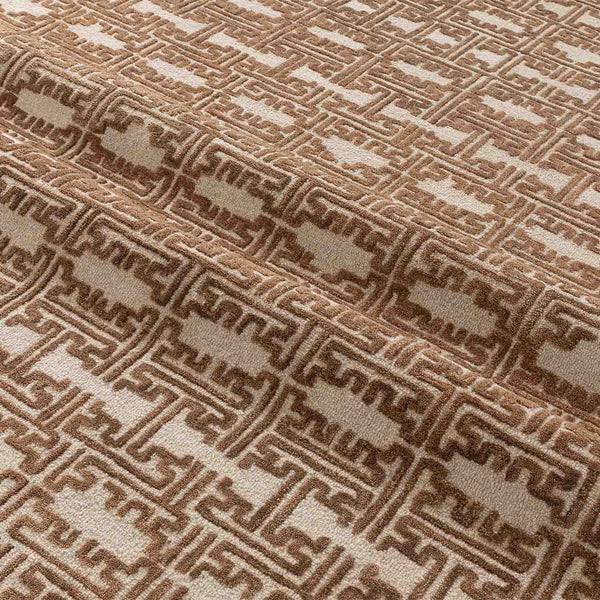 Latticed  Hand Tufted Woollen Rug