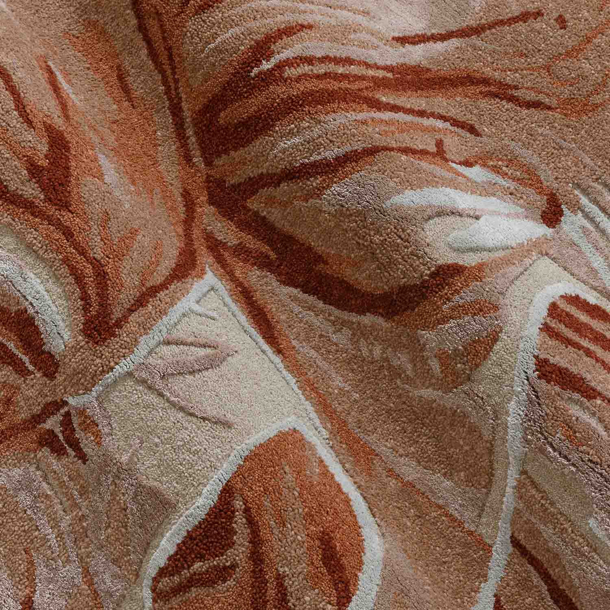 Bloom Relief  Hand Tufted Wool And Viscose Rug
