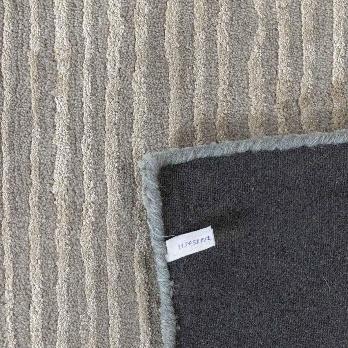 Fragmented Panel Hand Tufted Wool And Viscose Rug