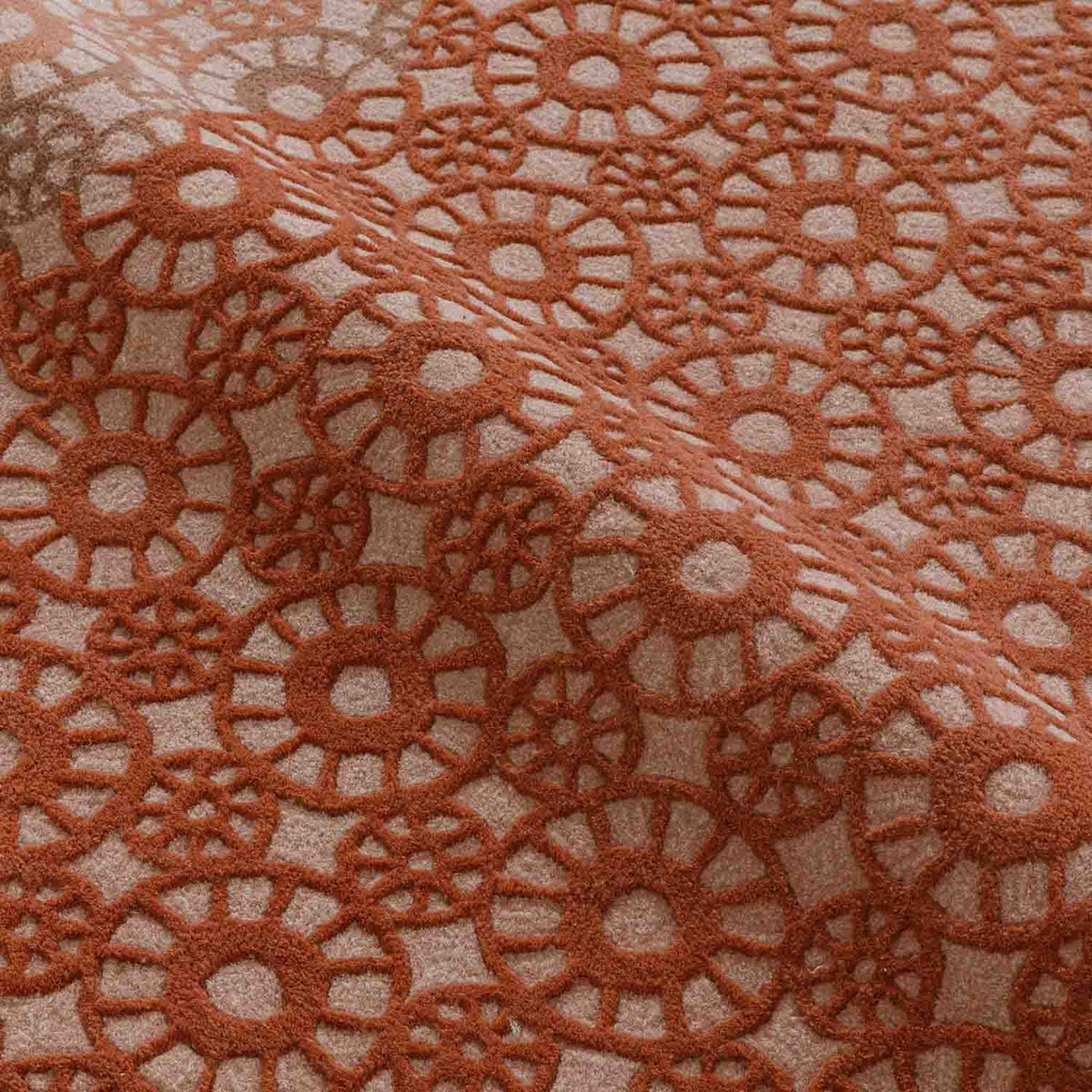Terrene  Hand Tufted Wool And Viscose Rug