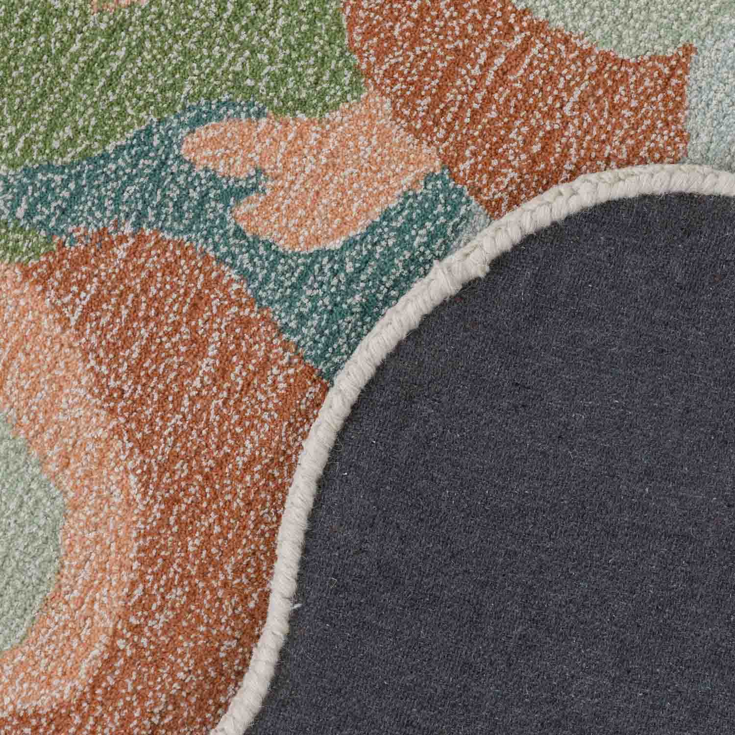 Gubbara Hand Tufted Woollen And Viscose Rug