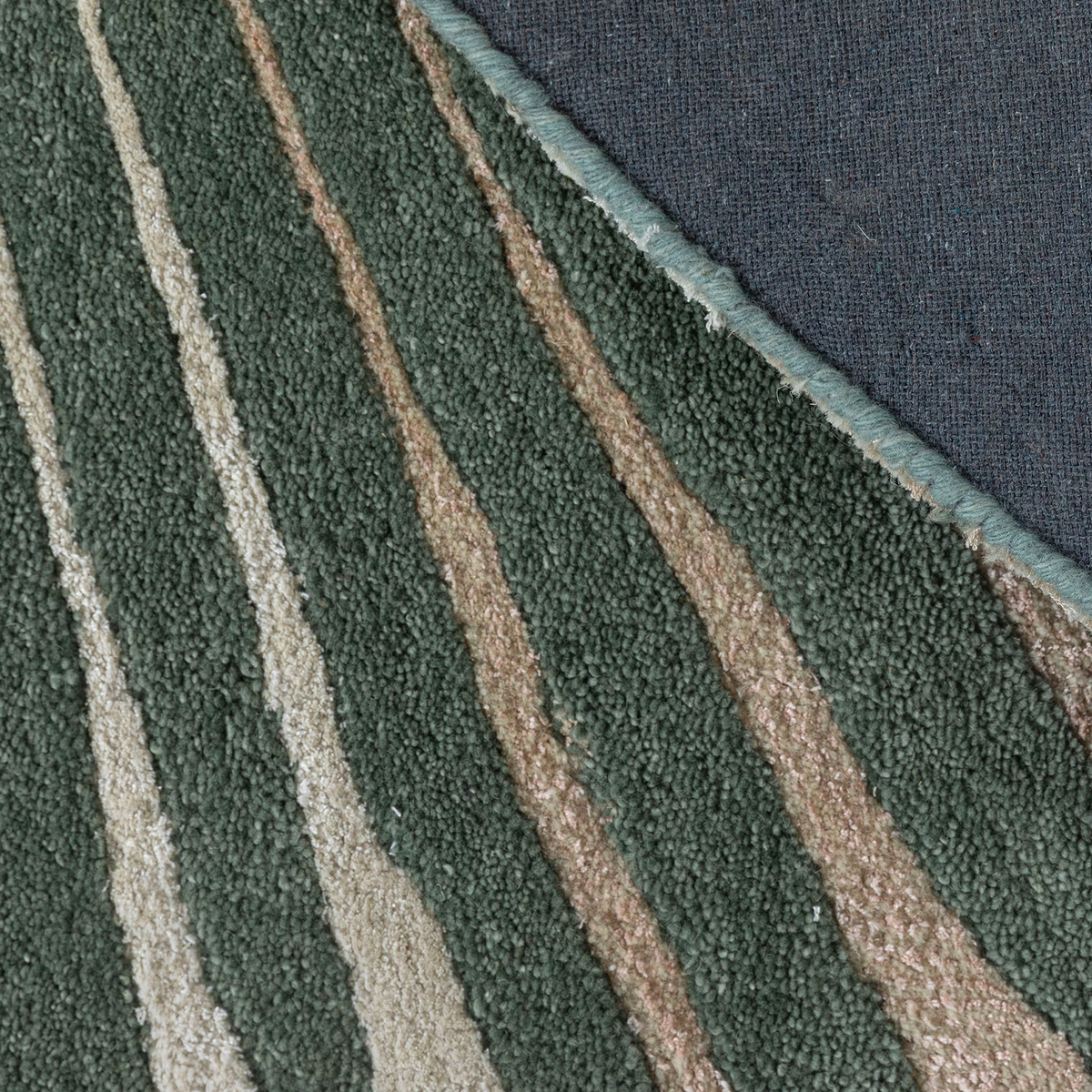 Radial Halo Hand Tufted Wool And Viscose Rug