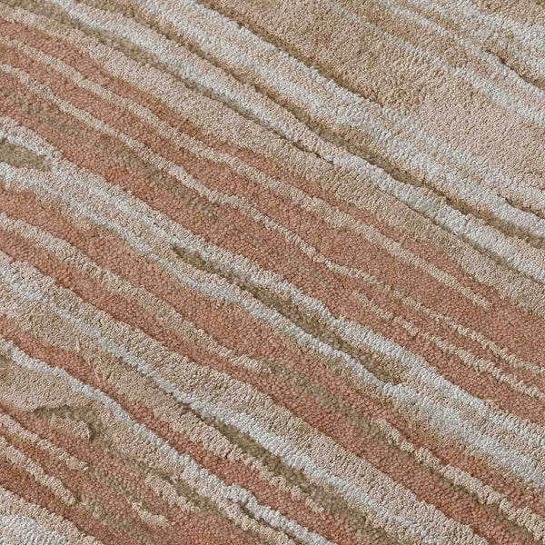 Rootline Hand Tufted Wool And Viscose Rug
