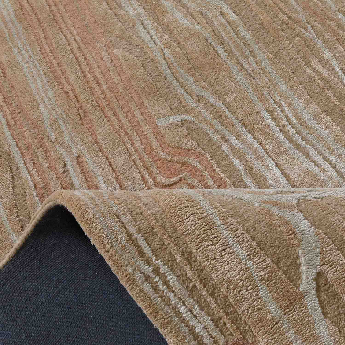Rootline Hand Tufted Wool And Viscose Rug
