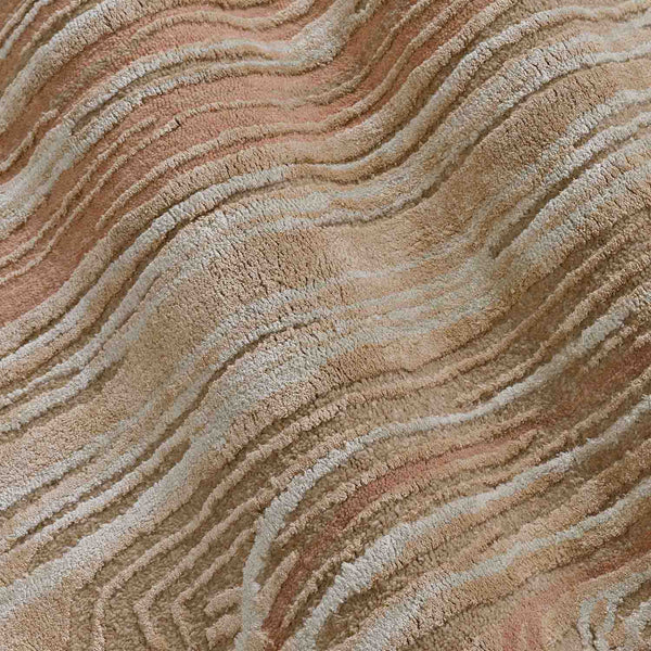 Rootline Hand Tufted Wool And Viscose Rug