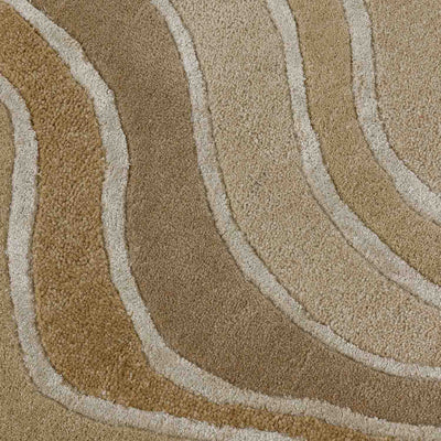 Contour Drift Hand Tufted Wool And Viscose Rug