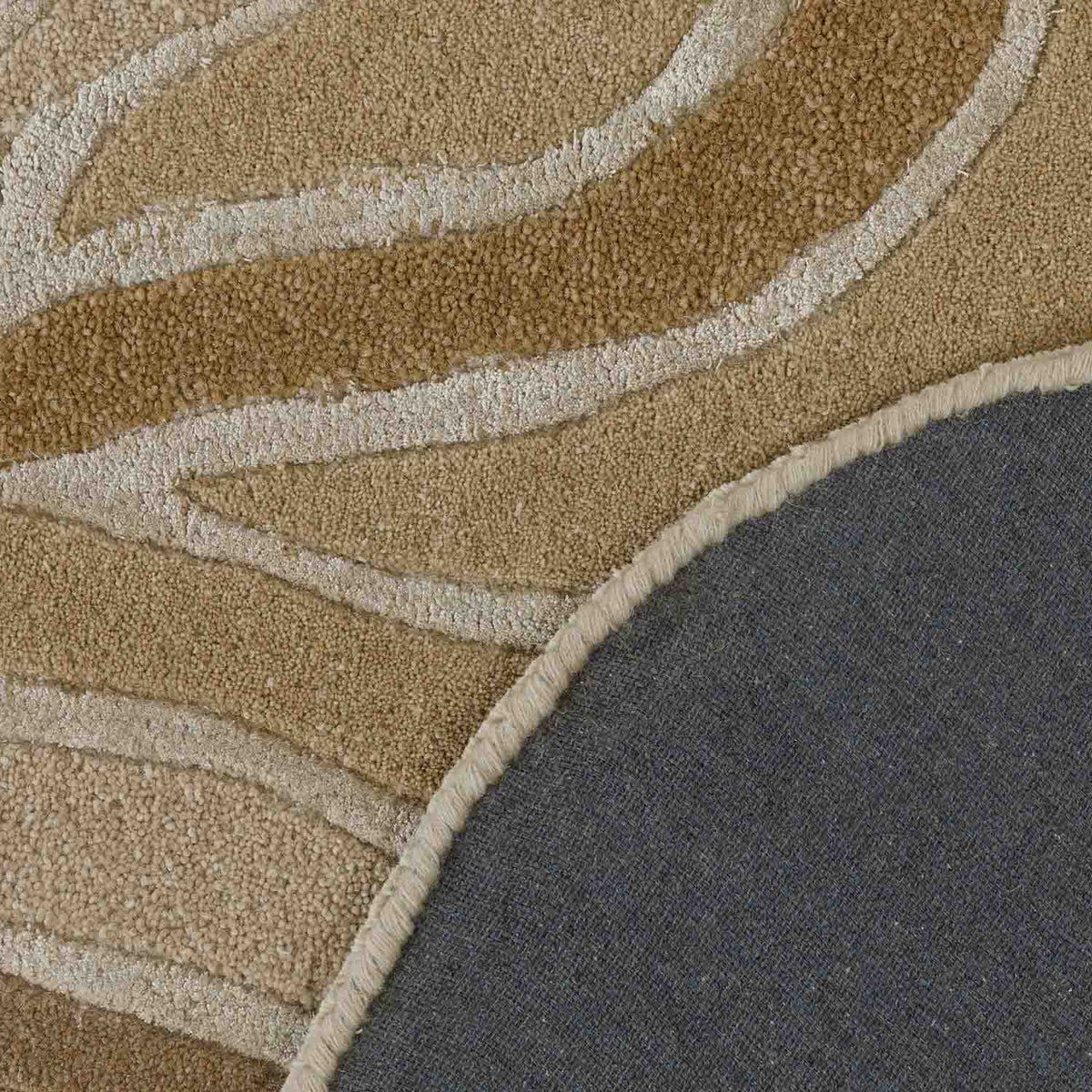 Contour Drift Hand Tufted Wool And Viscose Rug