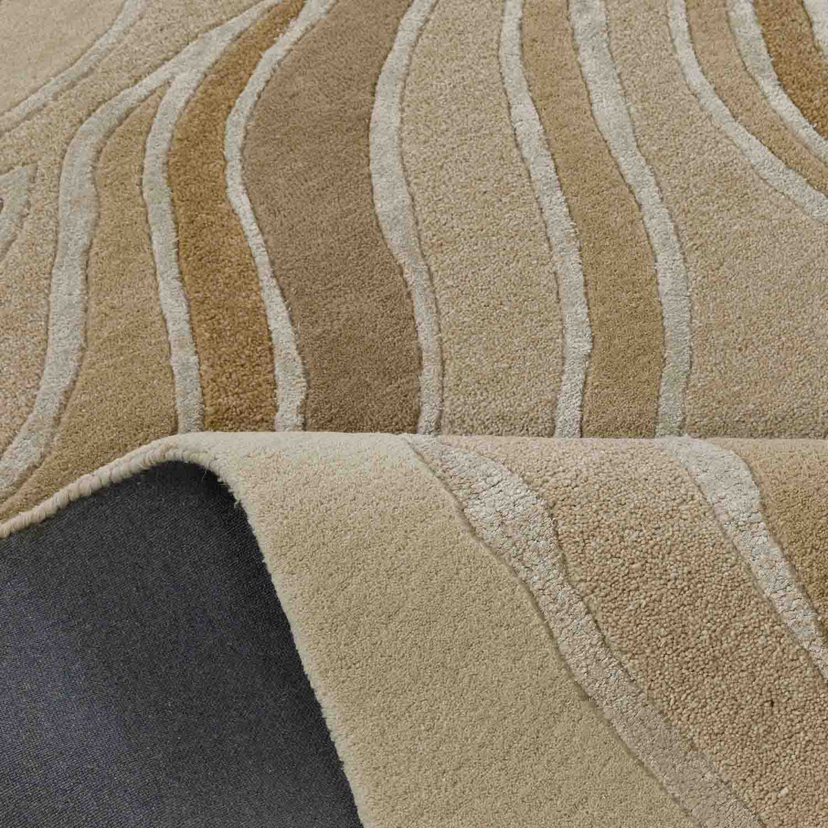 Contour Drift Hand Tufted Wool And Viscose Rug