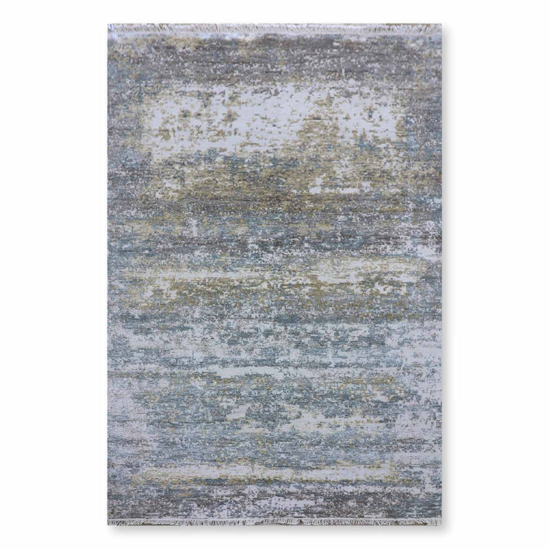 Fusion Hand Knotted Wool And Viscose Rug