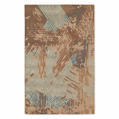 Chestnut Hand Tufted Wool And Viscose Rug