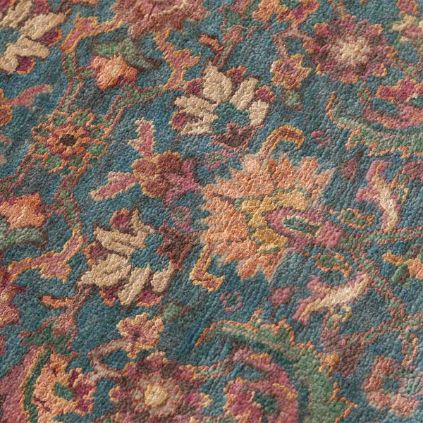 Behag Hand Knotted Woollen And Silk Rug