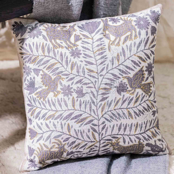 Freida Cotton Slub Digital Printed Cushion Cover