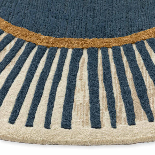 Ghoom Hand Tufted Woollen And Viscose Rug