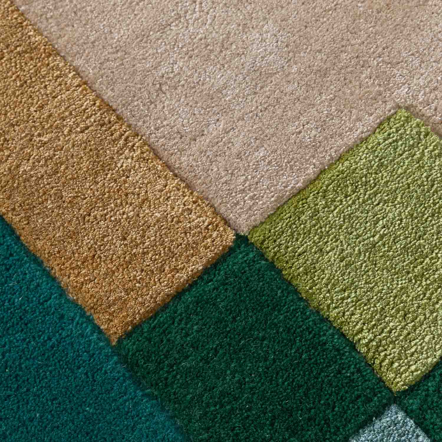 Nukkad Hand Tufted Woollen And Viscose Rug