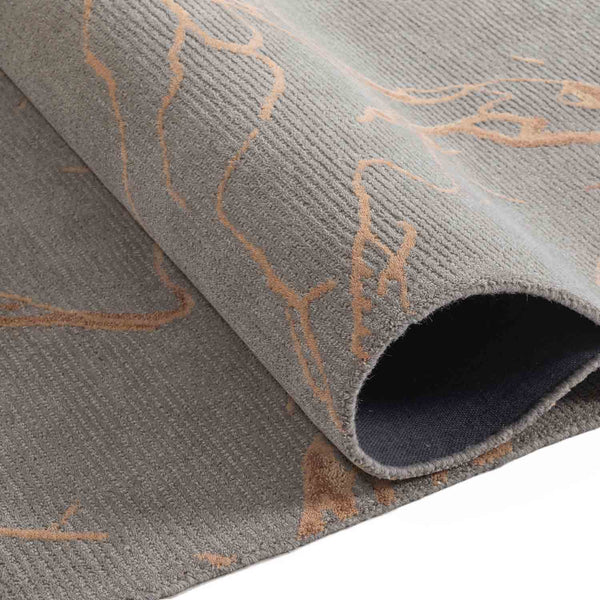 Golden Wave Hand Tufted Woollen And Viscose Rug