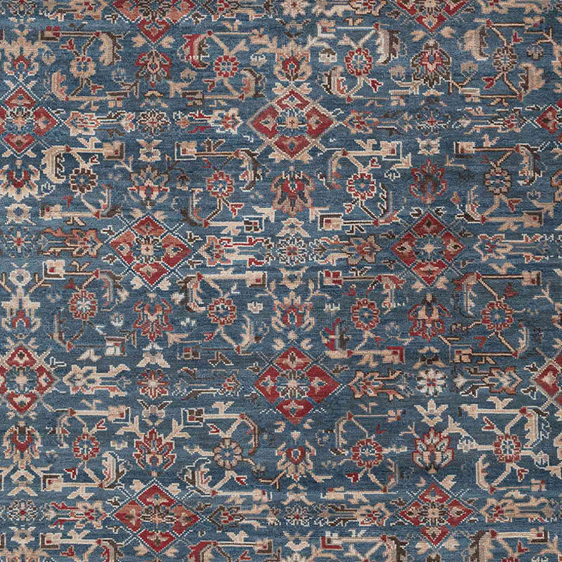 Peacock Hand Knotted Woollen Rug