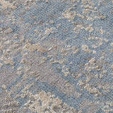 Cloudy Hand Knotted Woollen And Silk Rug