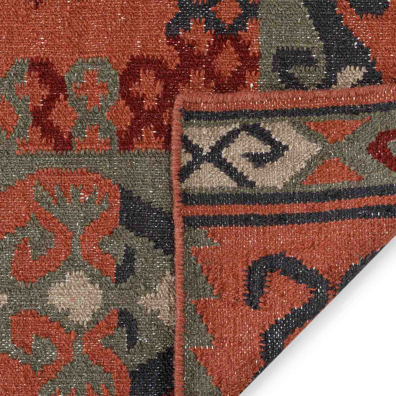 Aztec Hand Woven Woollen Kilim