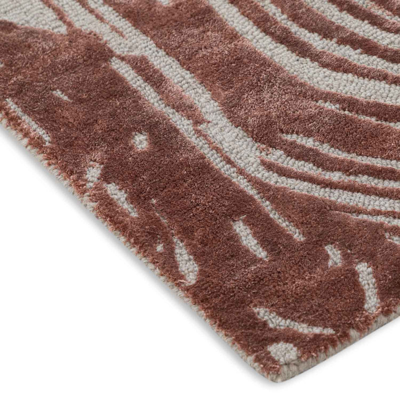 Aton Hand Tufted Woollen And Viscose Rug