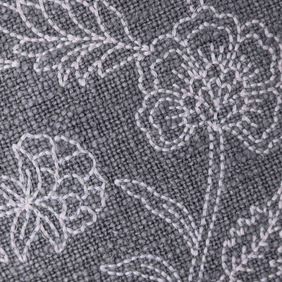 Creel Cotton Handloom Slun Embroidered Cushion Cover