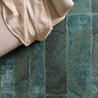 Vena Tera Hand Knotted Woollen And Viscose Rug